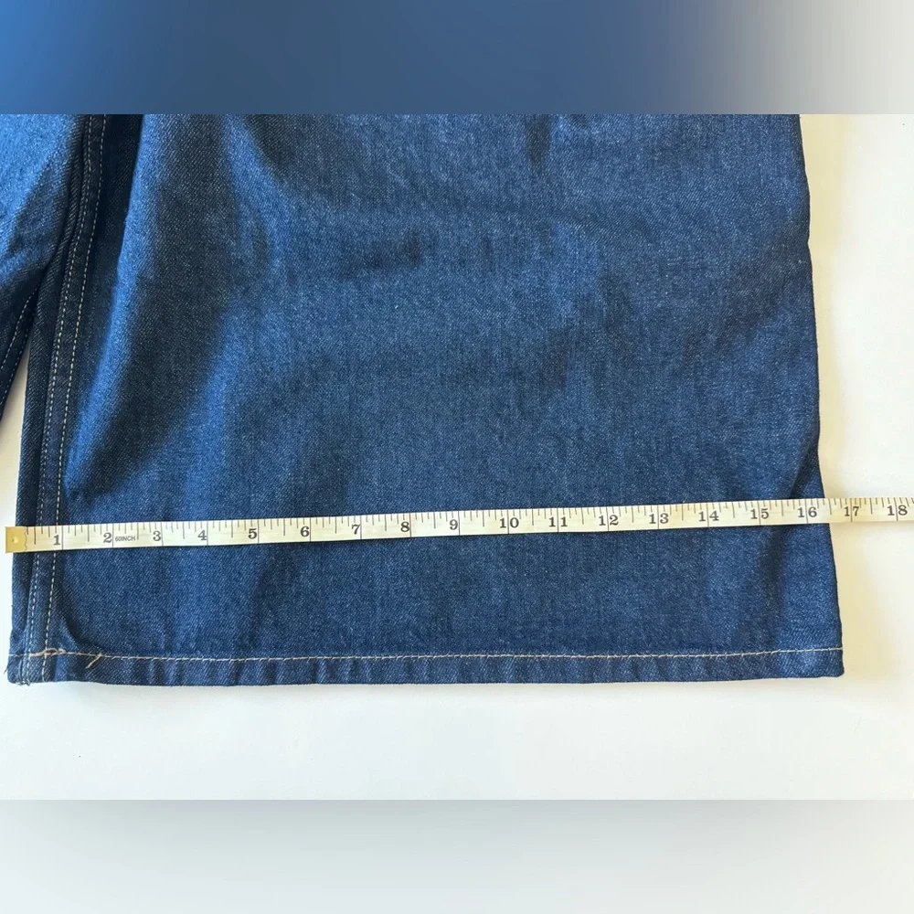 We The Free Curvy Antonia Crop Culotte Jeans/Shorts, Deep Blue, Wmns Sz 26, NWT - Picture 12 of 15